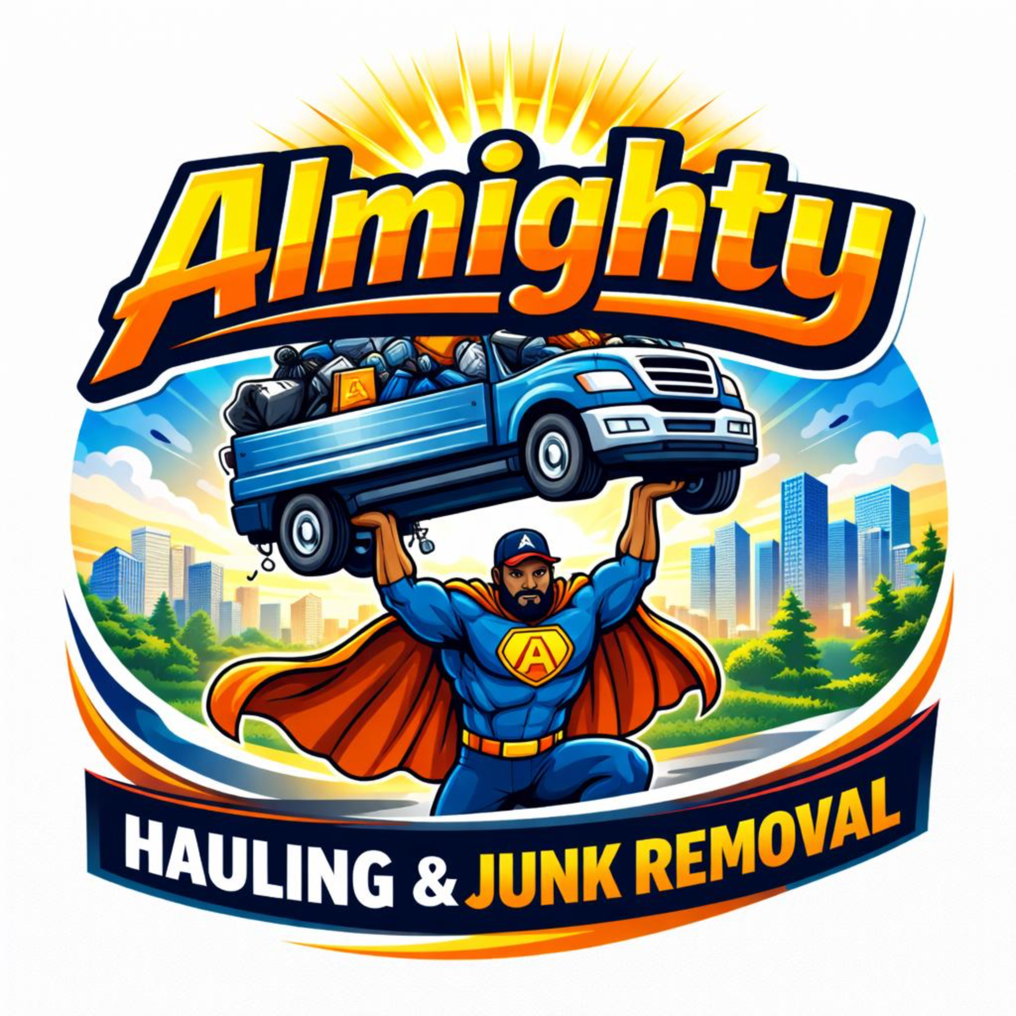 Almighty Hauling & Junk Removal logo